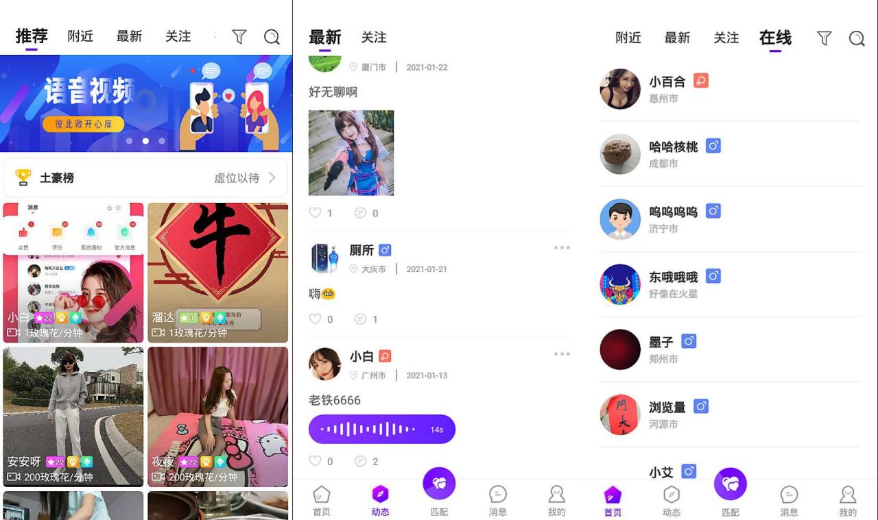 一对一语音视频交友-直播双端原生源码+php后端 社交-交友APP匹配语音视频聊天即时通信源码